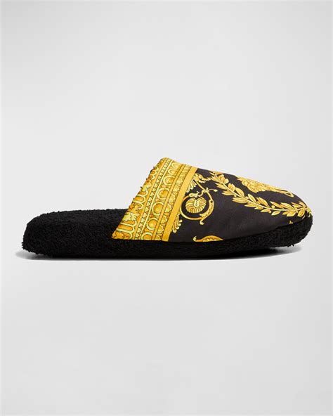 versace mens slipper|yoox Versace slippers men.